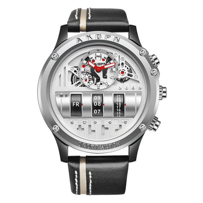 Montre homme à quartz avec calendrier