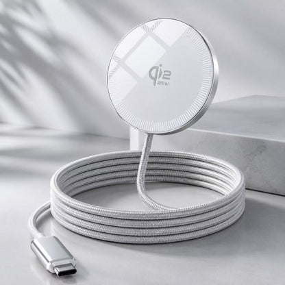 Chargeur Magnétique Sans Fil 25W — Qi2.2 / MagSafe iPhone 12-17