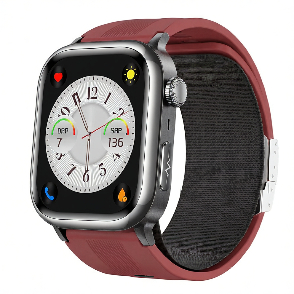 VitalWatch Pro – Montre Santé Connectée | ECG, Tension & Surveillance Complète