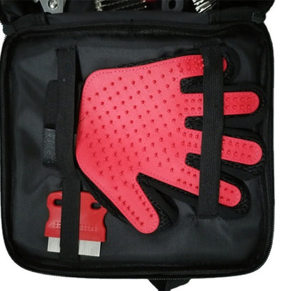 Kit Toilettage Animal 9 Pièces / Peigne Inox & Gant Massage