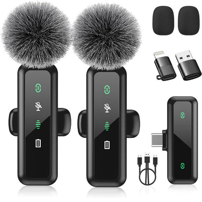 Microphone Lavalier Sans Fil Bluetooth 5.3