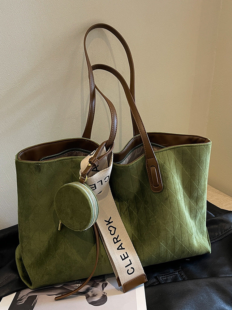 Tote Bag Flanelle Rétro — 4 Coloris