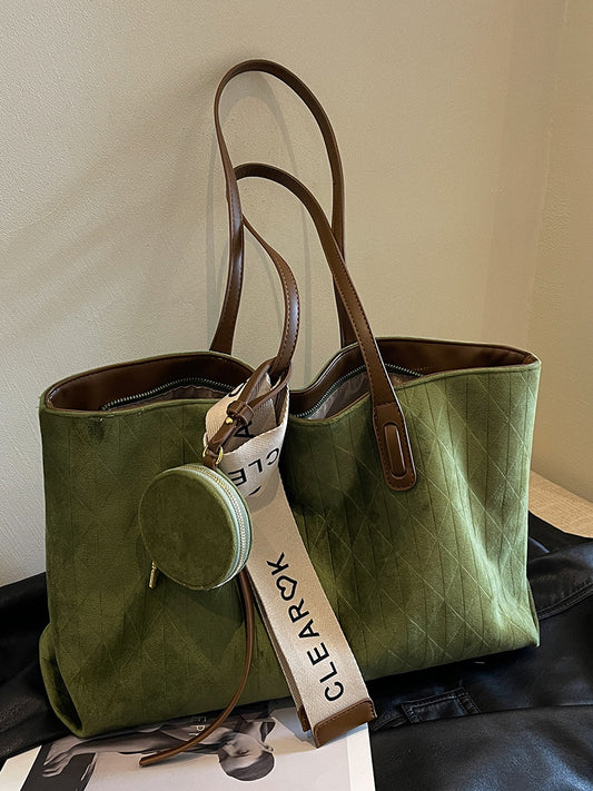 Tote Bag Flanelle Rétro — 4 Coloris