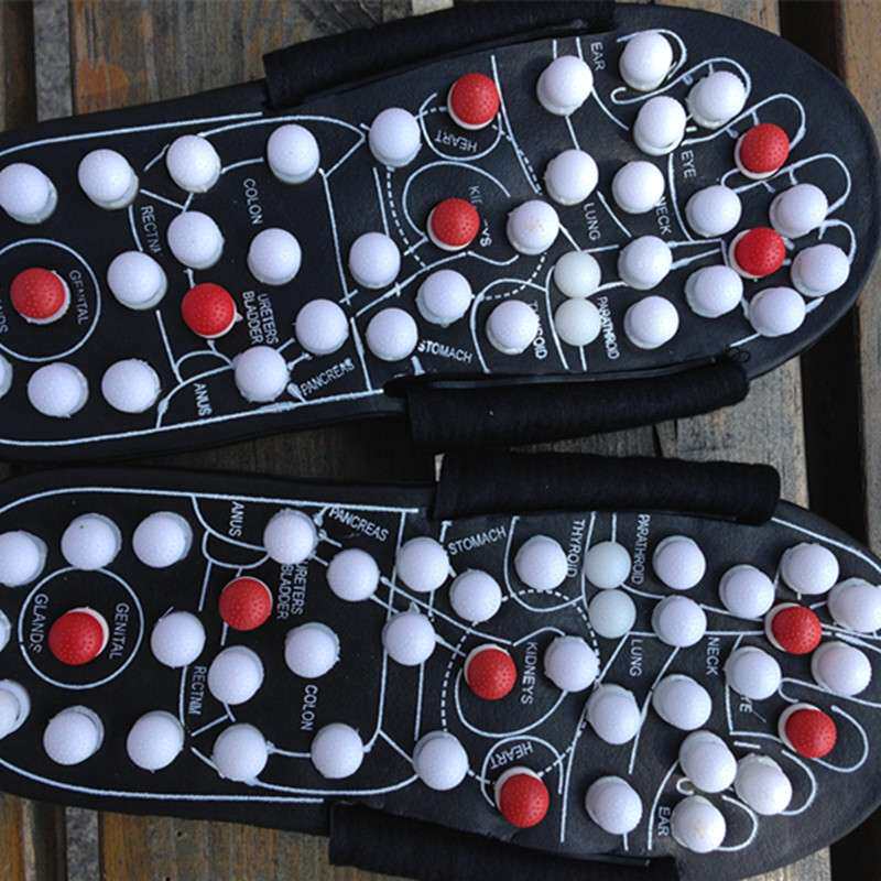 JadeStep Pro – Chaussons Acupression Shiatsu | Fasciite Plantaire & Réflexologie