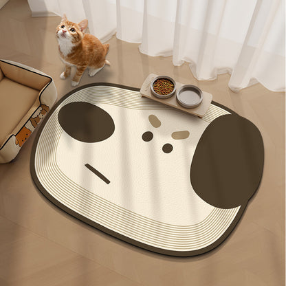 Tapis repas et repos chien et chat / 4 motifs