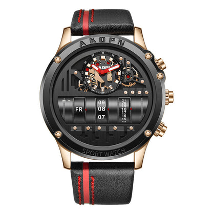 Montre homme à quartz avec calendrier