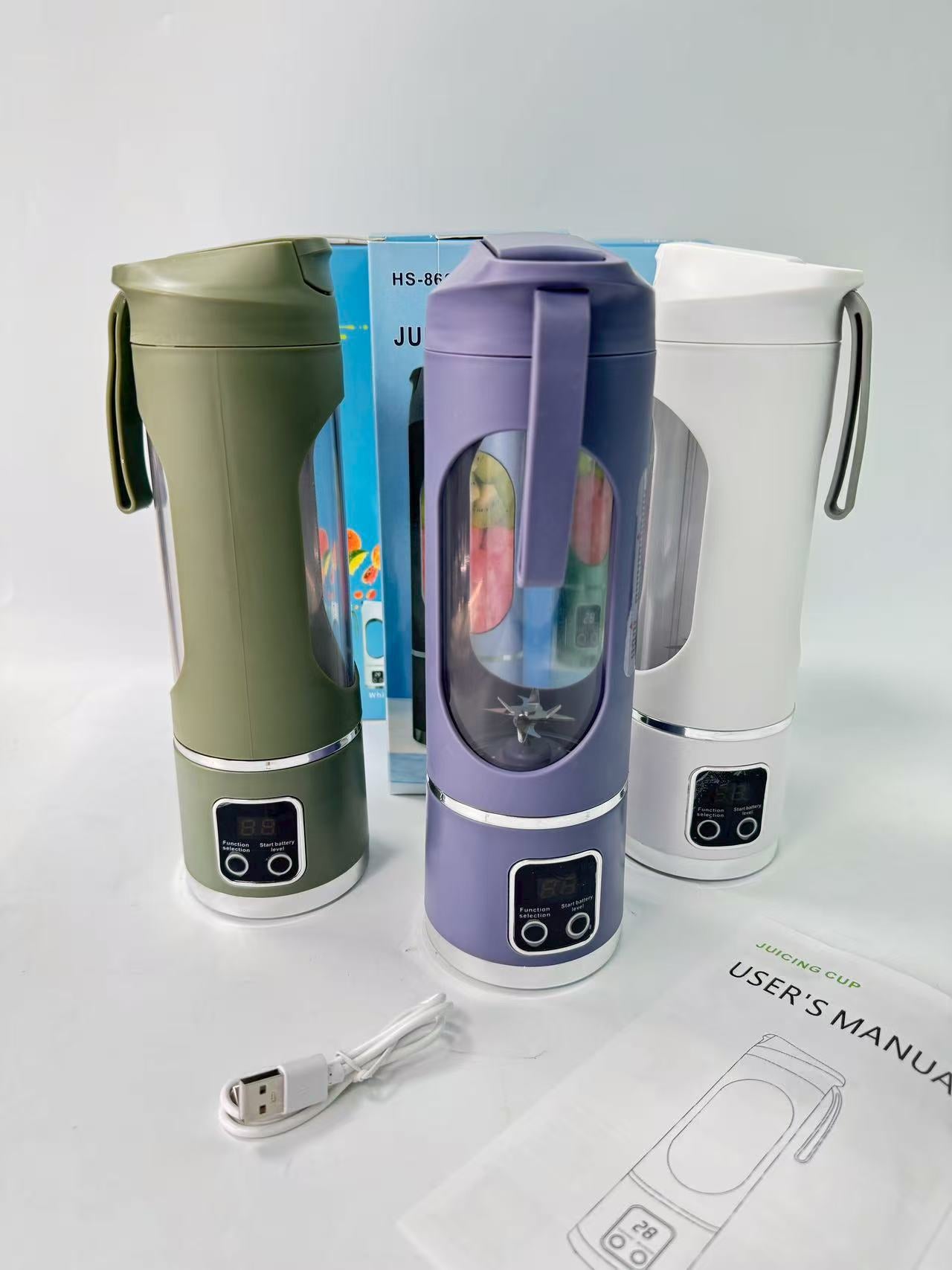 BlendGo Pro – Draagbare USB Oplaadbare Blender 200W | 18.000 tpm, 500ml, 3 Kleuren