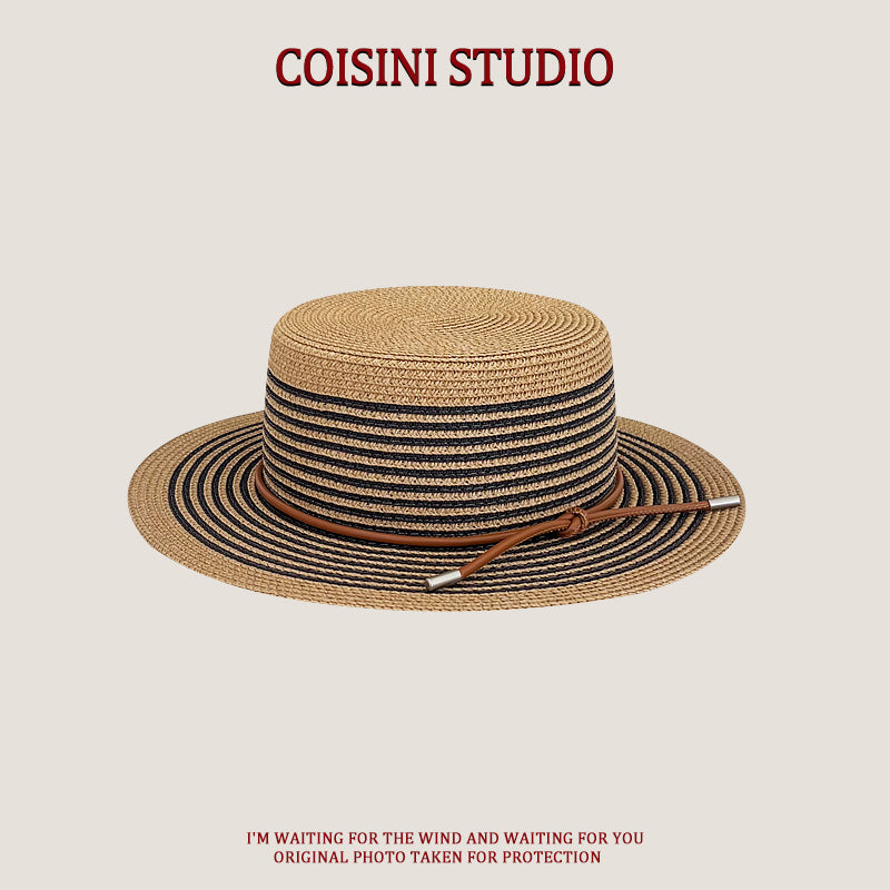StrawSet – Kit Sac Cabas + Chapeau Paille Tressé Femme