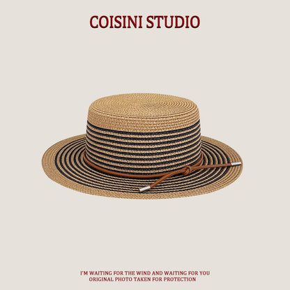 StrawSet – Kit Sac Cabas + Chapeau Paille Tressé Femme