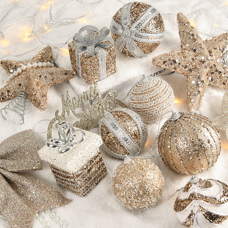 Décorations de Noël scintillantes