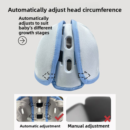 Ademende Anti-Valhelm voor Baby's — 360° Bescherming, Verstelbaar, 1-3 jaar