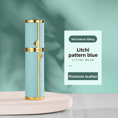 Flacon Parfum Rechargeable / Cuir & Or / Liner Verre