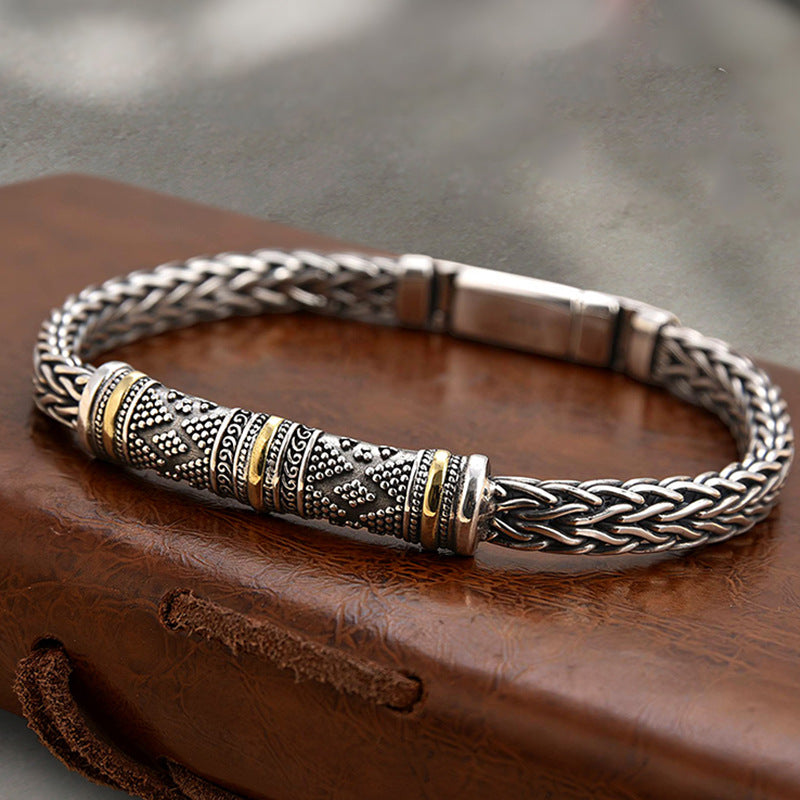 Bracelet Dragon Vintage Cuivre Artisanal
