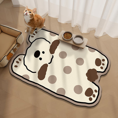 Tapis repas et repos chien et chat / 4 motifs