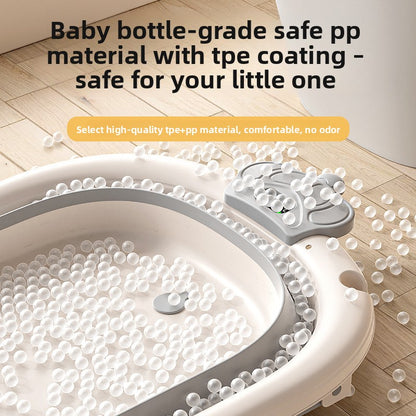 Opvouwbaar Babybadje — Pasgeborenen & Baby's, Zittend & Liggend, Thermometer
