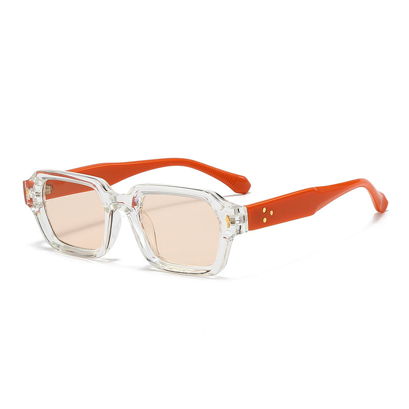 Lunettes de Soleil Monture Carrée Anti-UV Tendance