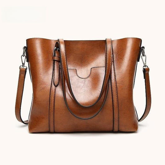 Cabas Femme en Cuir Véritable Grande Capacité