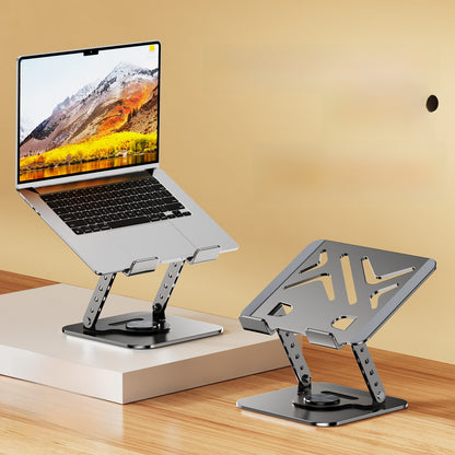 DeskFlex Pro – Verstelbare 360° aluminium laptopstandaard | Opvouwbaar, universeel tot 17"