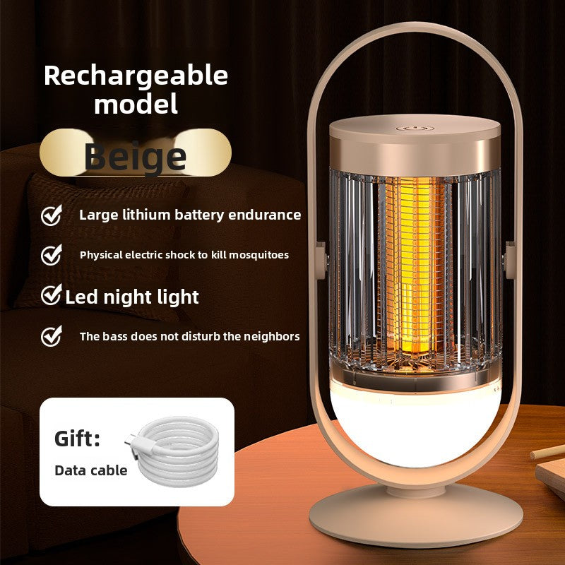 Lampe Anti-Moustiques Électrique Rechargeable & Veilleuse LED