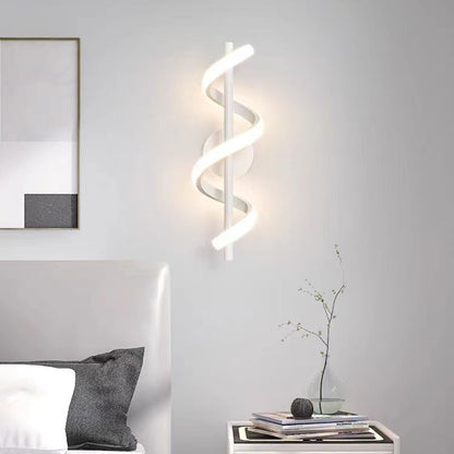 Applique Murale LED Spirale Design Moderne
