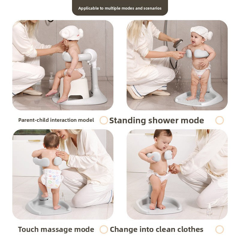 Antislip opvouwbare babybadstandaard