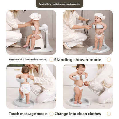 Antislip opvouwbare babybadstandaard