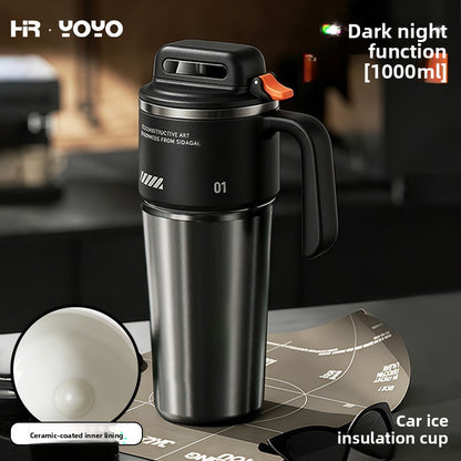 Mug Isotherme Inox Intérieur Céramique 1000ml