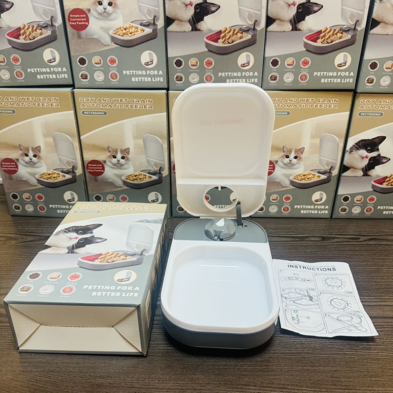 Distributeur Automatique de Nourriture pour Chiens et Chats