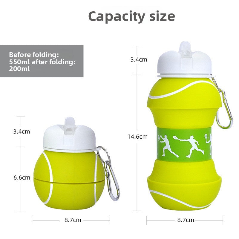 Gourde de Sport Pliable en Silicone — 550 ml
