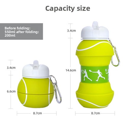Gourde de Sport Pliable en Silicone — 550 ml