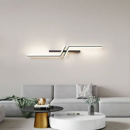 Applique Murale LED Grille Minimaliste Tricolore