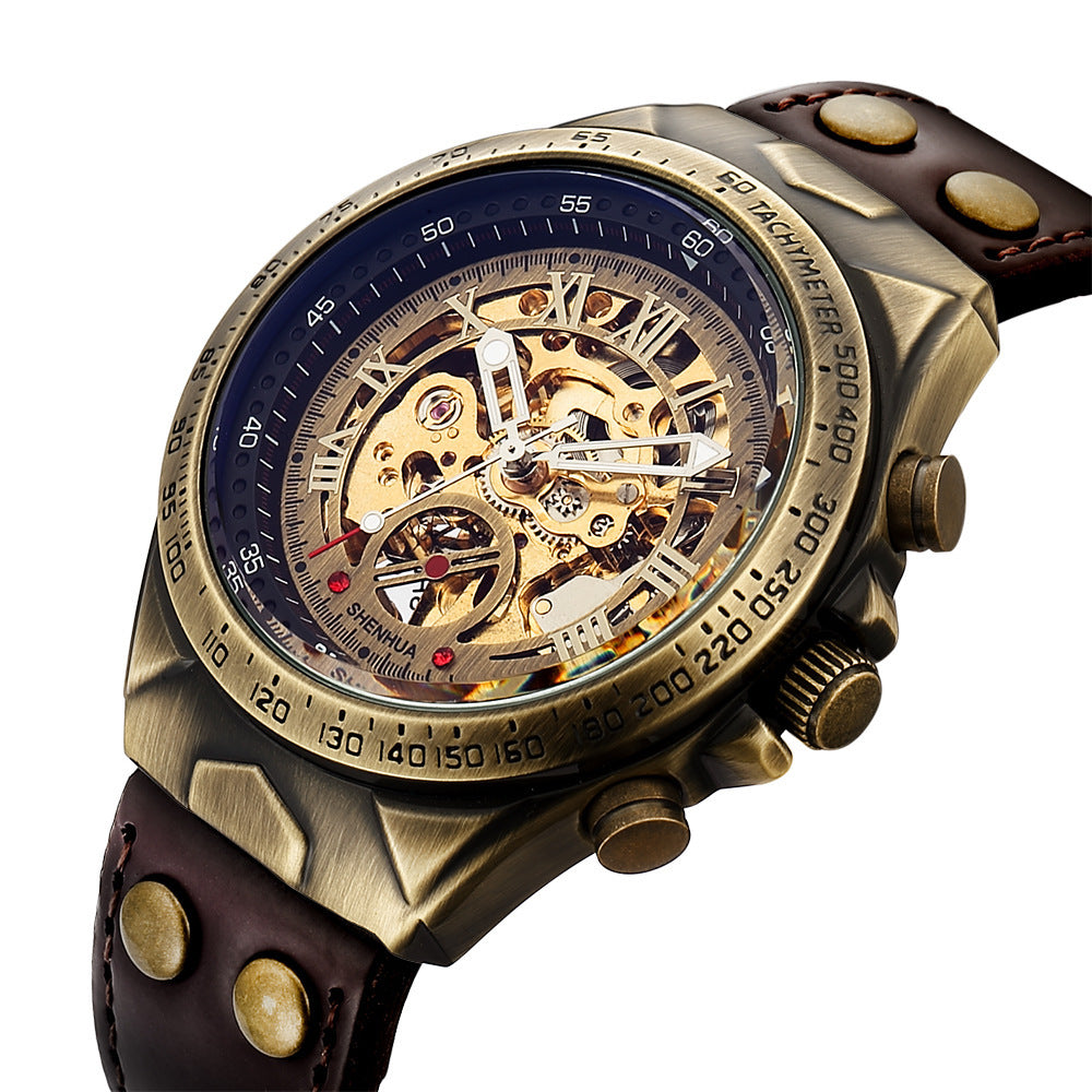 Mechanisch Horloge Automatisch Geopend Uurwerk