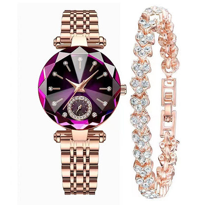 Chic minimalistisch dameshorloge met kwartsuurwerk