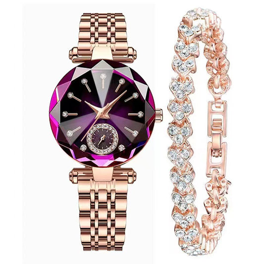 Chic minimalistisch dameshorloge met kwartsuurwerk