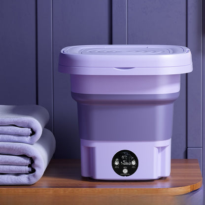 WashFold Pro – Mini opvouwbare draagbare wasmachine