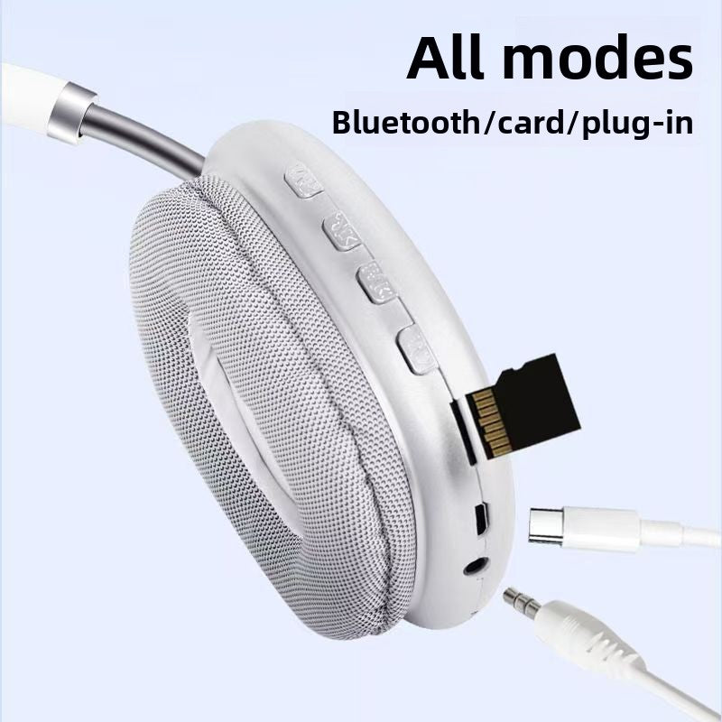 Bluetooth 5.3 Hoofdtelefoon met Ruisonderdrukking — Stereogeluid, 4-8 uur