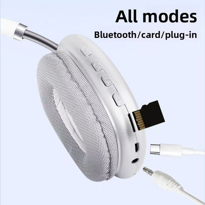 Bluetooth 5.3 Hoofdtelefoon met Ruisonderdrukking — Stereogeluid, 4-8 uur
