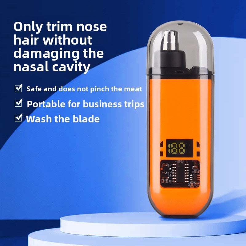Tondeuse Poils de Nez Électrique avec Affichage Digital – 3 Coloris