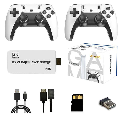 Mini Console de Jeu Rétro — 35 000 Jeux, HDMI, 2.4G Sans Fil, 64/128 Go