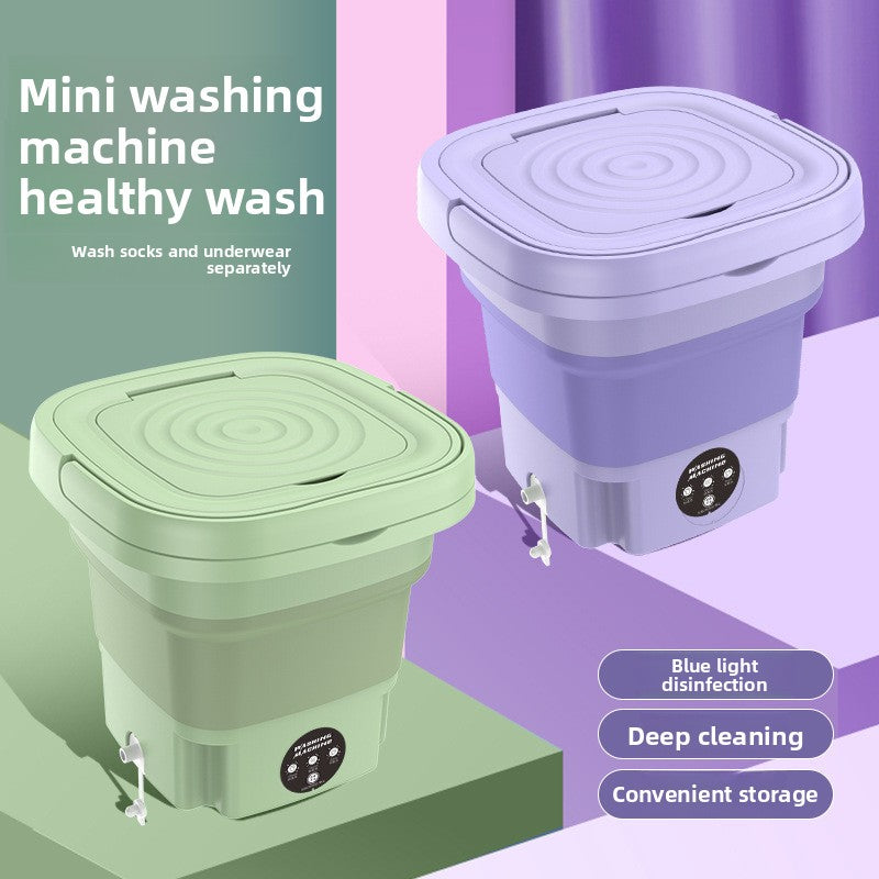 WashFold Pro – Mini opvouwbare draagbare wasmachine