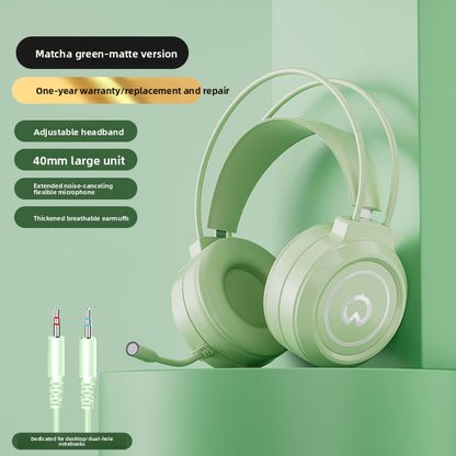 Bedrade Gaming Headset met Microfoon — USB & 3,5 mm, LED