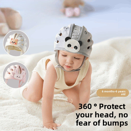 Casque Anti-Chute Bébé Respirant — Protection 360°, Réglable, 1-3 ans
