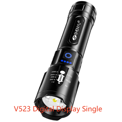 Krachtige led-zaklamp / Instelbare zoom