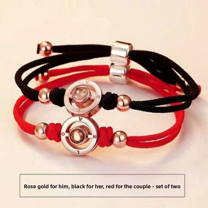 LovePulse Duo – Bracelets Connectés Couple Vibration à Distance | Cadeau