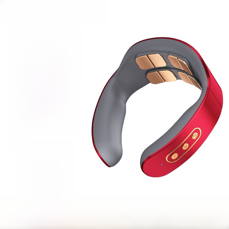 NeckRelax Pro – Masseur Cervical 5-en-1 | Vibration, EMS, Chaleur & Compression