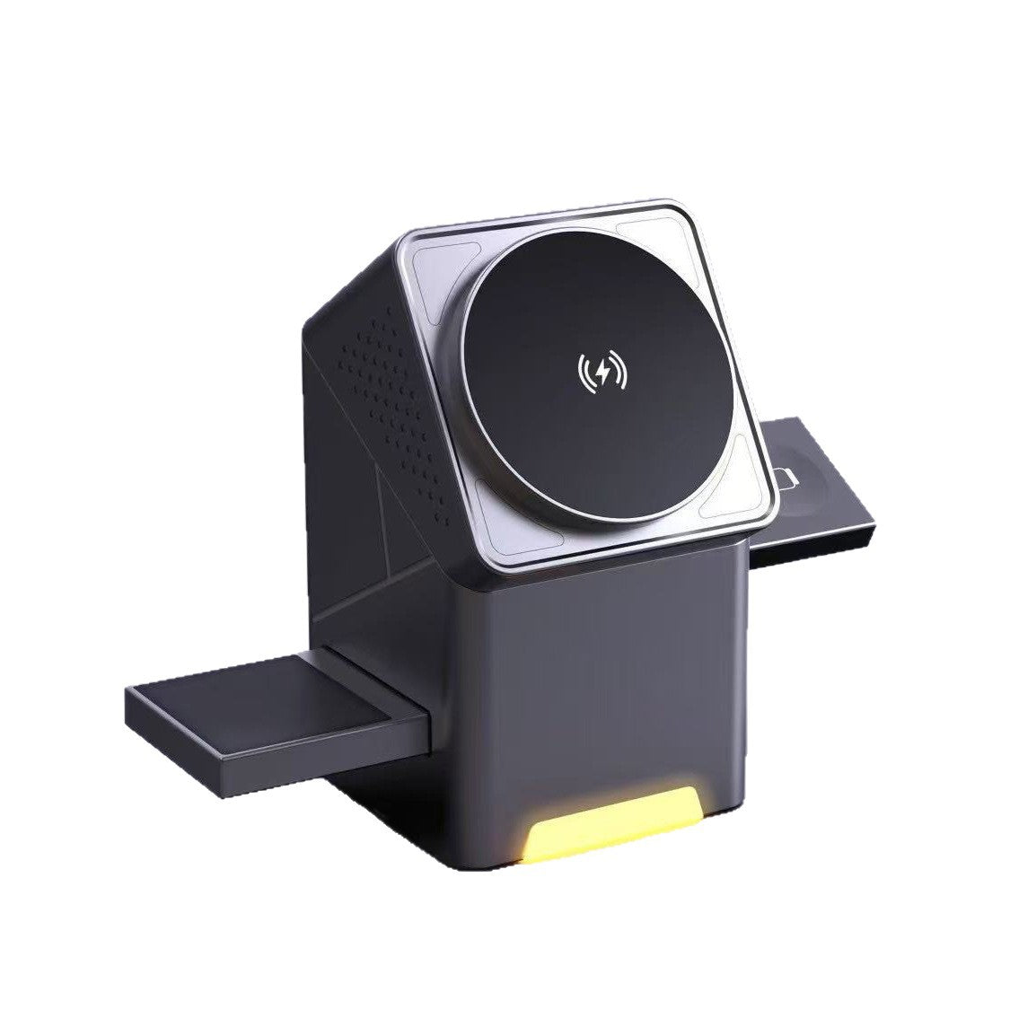 ChargePod Pro – 3-in-1 Draadloos Laadstation | 15W Magnetisch & Roteerbaar