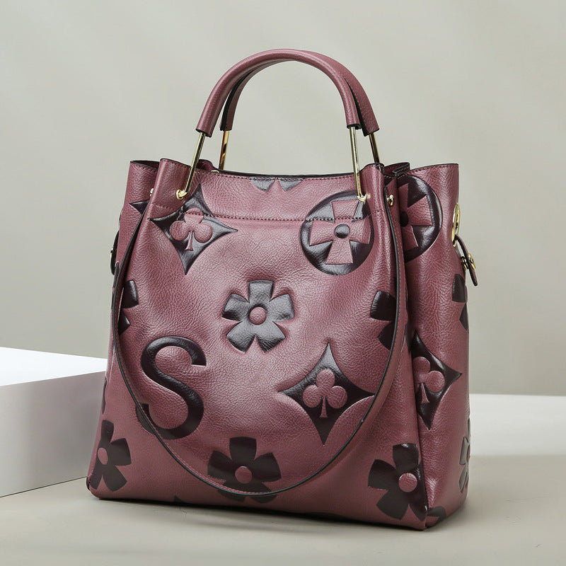 Sac Cabas Rétro Femme Motifs Floraux / 6 Coloris