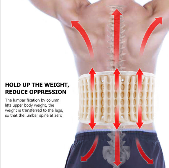 Ceinture de Soutien Lombaire Gonflable — Taille Unique / Pompe à Air / 3 Coloris