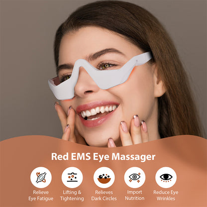 EyeGlow Pro – Masseur Contour des Yeux Microcourant & Chaleur