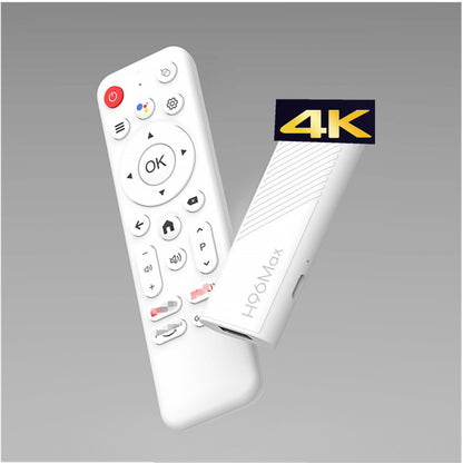 StreamBox Pro H96Max – Boîtier TV Android 14 4K | Quad-Core, 2Go RAM, WiFi 6, Télécommande Vocale
